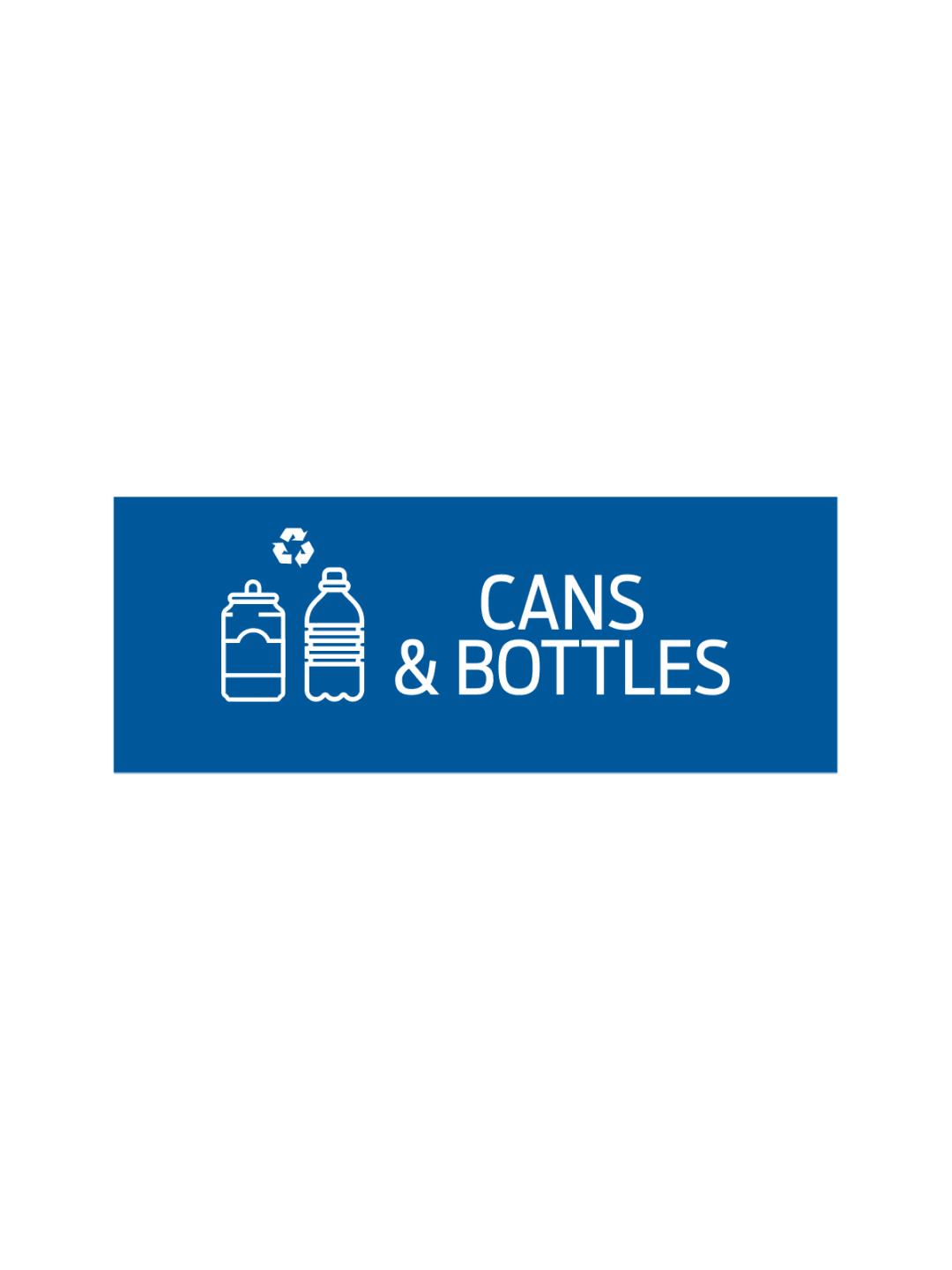  RISE - Triple - Sign - Cans &amp; Bottles - Blue