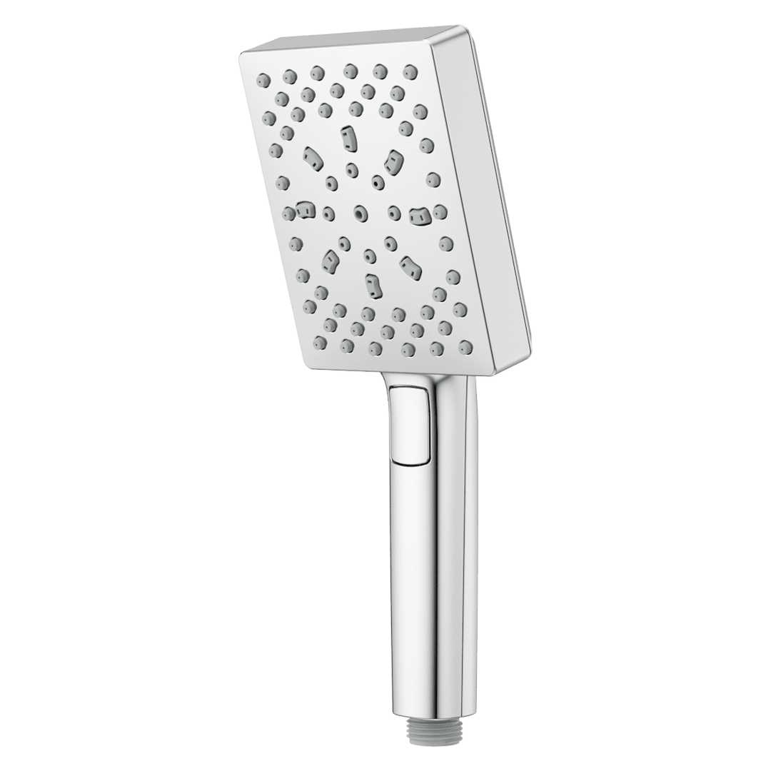 Modern Square Handshower in Polished Chrome