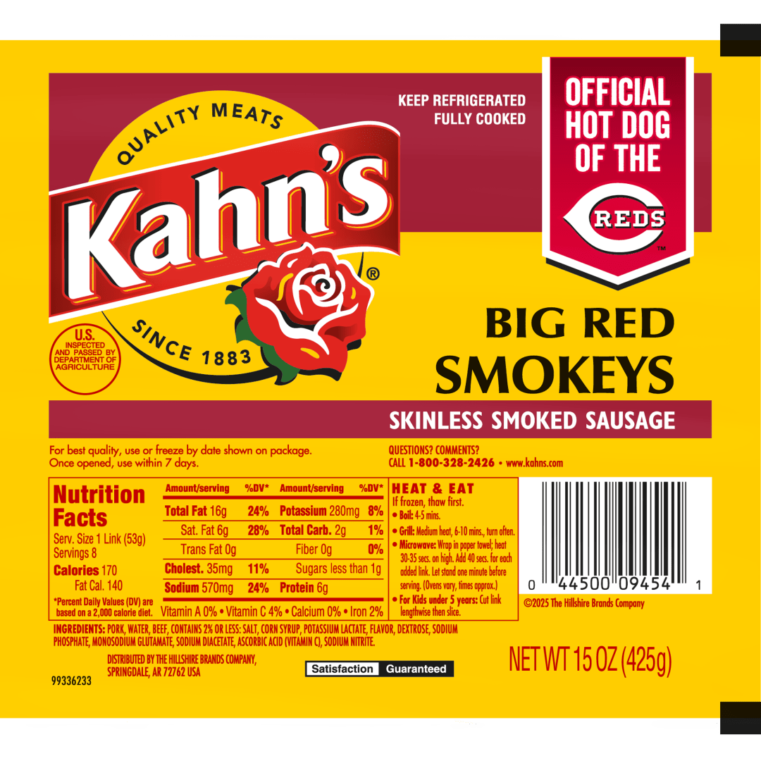 Kahn's® Big Red Smokeys Smoked Sausages, 8 Count