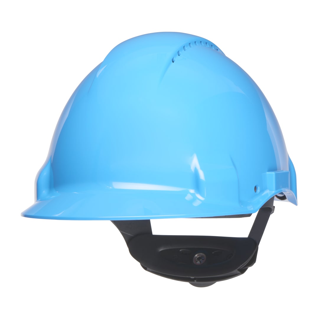 3M™ Sert Başlık, Uvicator, Mandallı, Havalandırmalı, Plastik Ter Bantlı, Mavi, G3000NUV-BB