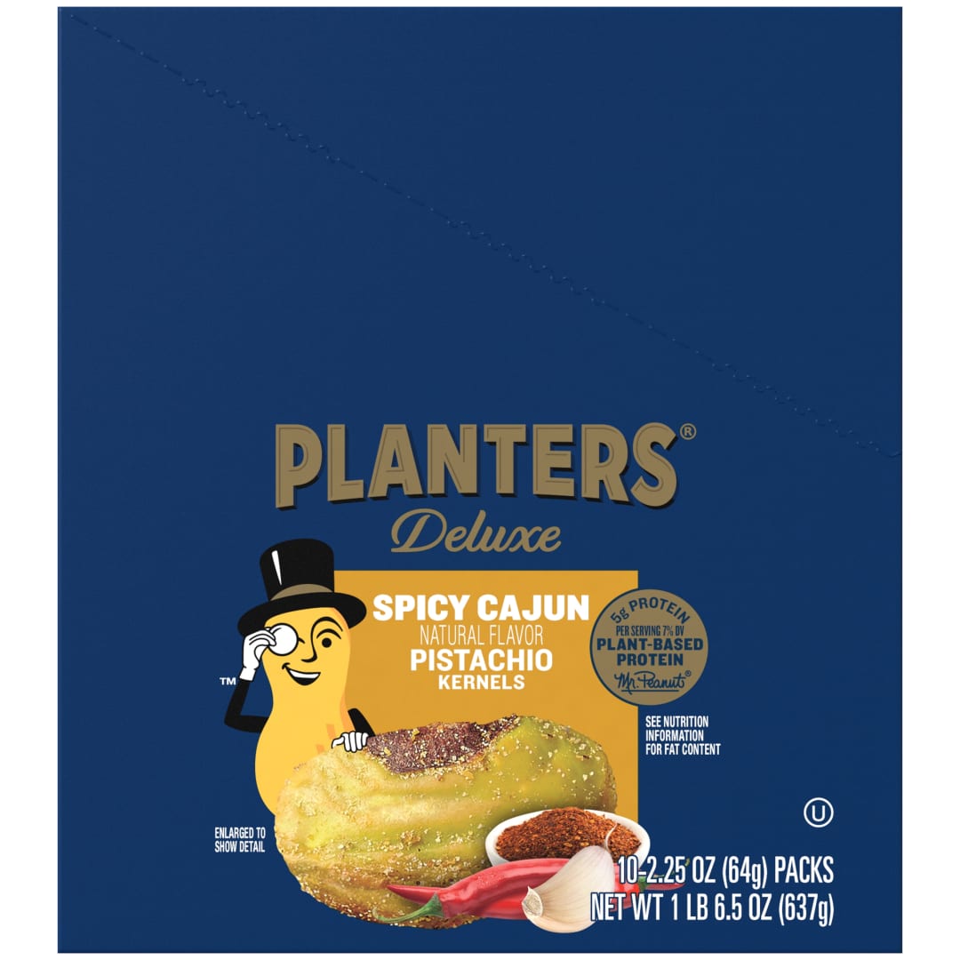 PLANTERS Tube Spicy Cajun Pistachio