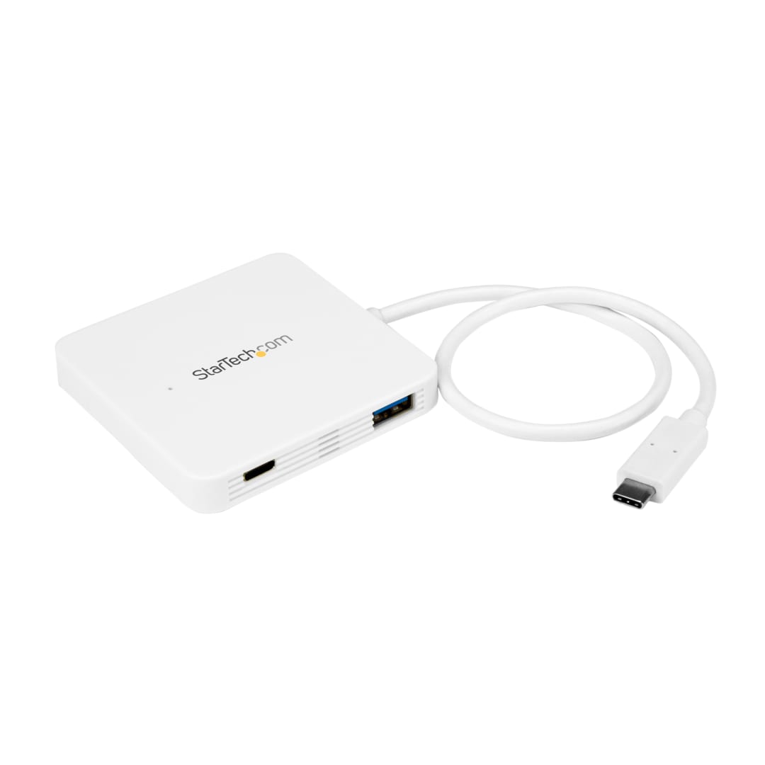 3 Port USB C Hub with PD 2.0 - C to 3x A - USB 3.0