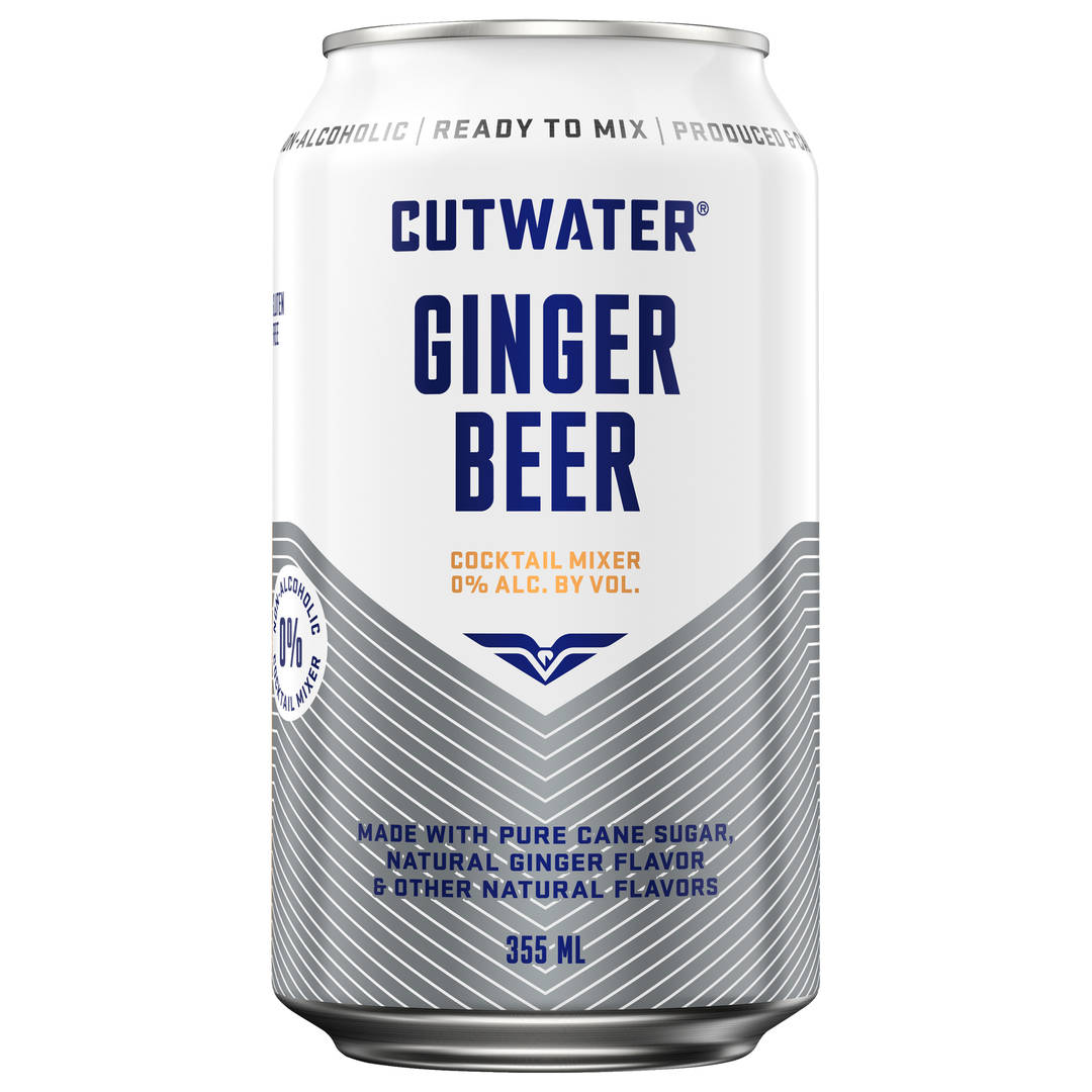 Cutwater Ginger Beer Cocktail Mixer 12 oz Single CAN - Plain Aluminum - Standard Gloss - Craft Direct