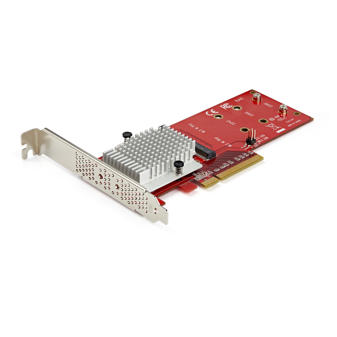 x8 PCI Express to Dual M.2 PCIe SSD
