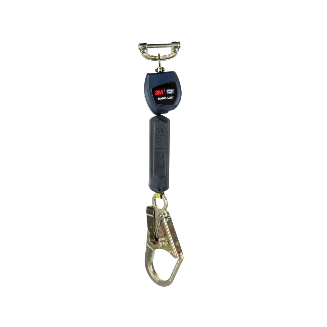 3M™ DBI-SALA® Nano-Lok™ Kişisel Geri Sarımlı Yaşam Hattı, tek kol, Dokuma, 1,8 m, 3101261