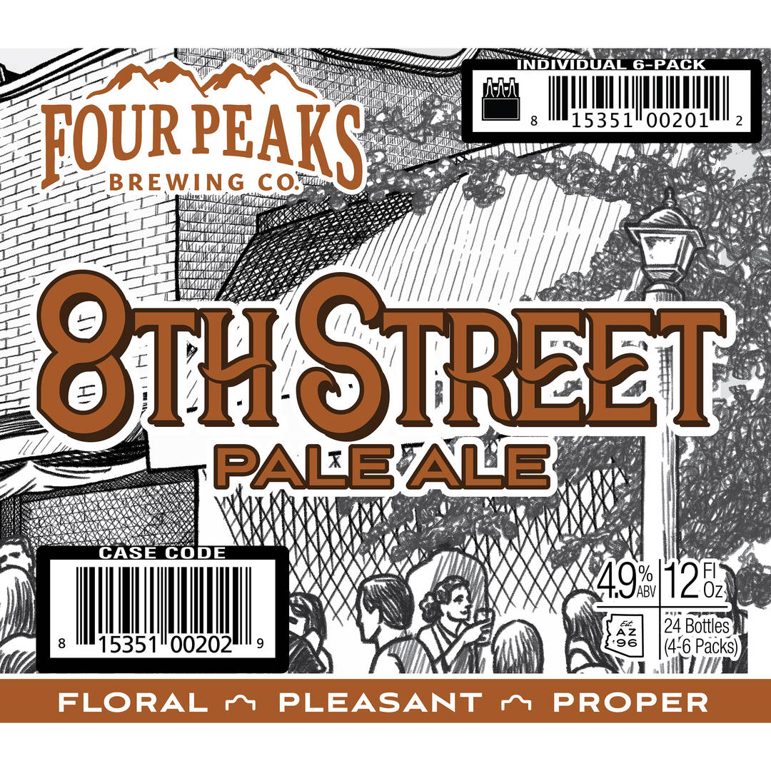 Four Peaks 8th Street Ale, 4x6 Pack, 12 oz. Bottles