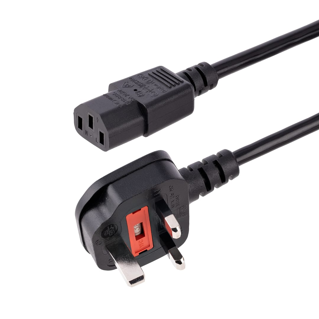 3 Prong UK PC Power Cord