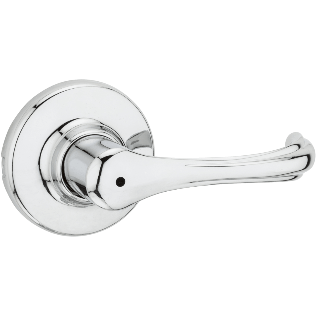 Dorian Bed/Bath Lever in Polished Chrome