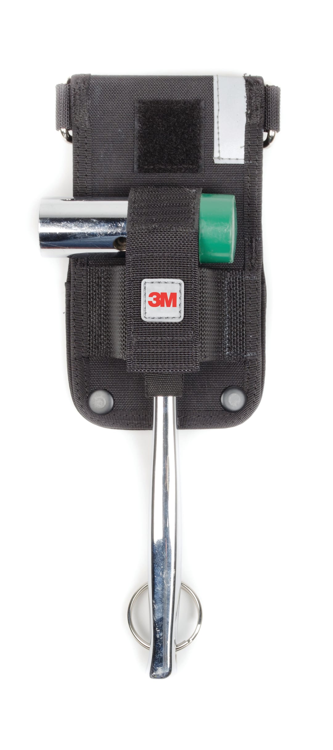 3M™ DBI-SALA® Absturzsicherung für Werkzeuge, Gerüstschlüssel-Gürtelholster mit Rücklaufspule, mit Hook2Loop Gummi-Haltegurt, 1500097