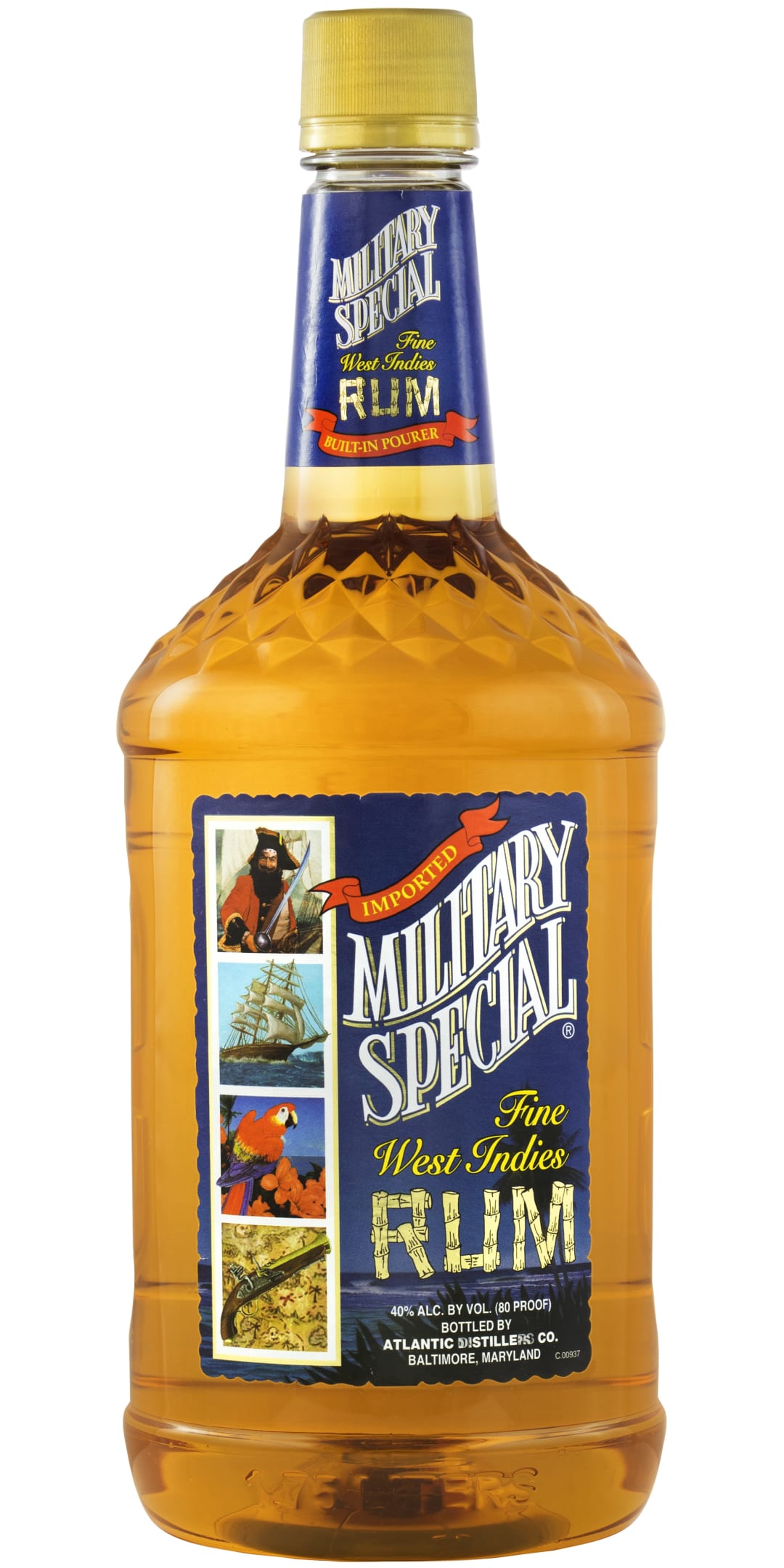 Military Special Dark Rum 1.75l 80 Proof