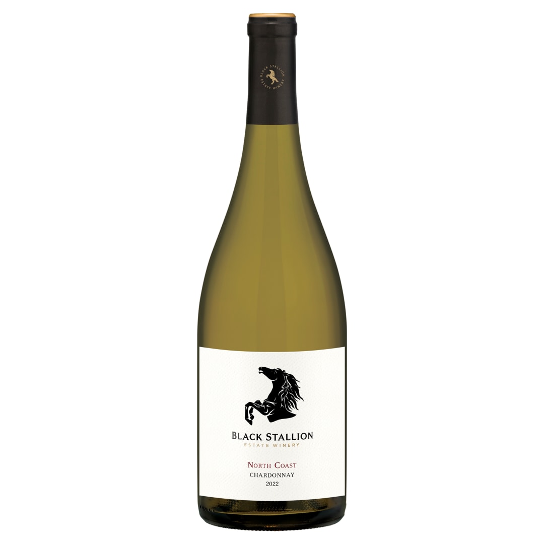 Black Stallion North Coast Chardonnay White Wine, California, 750mL, 14.5% ABV
