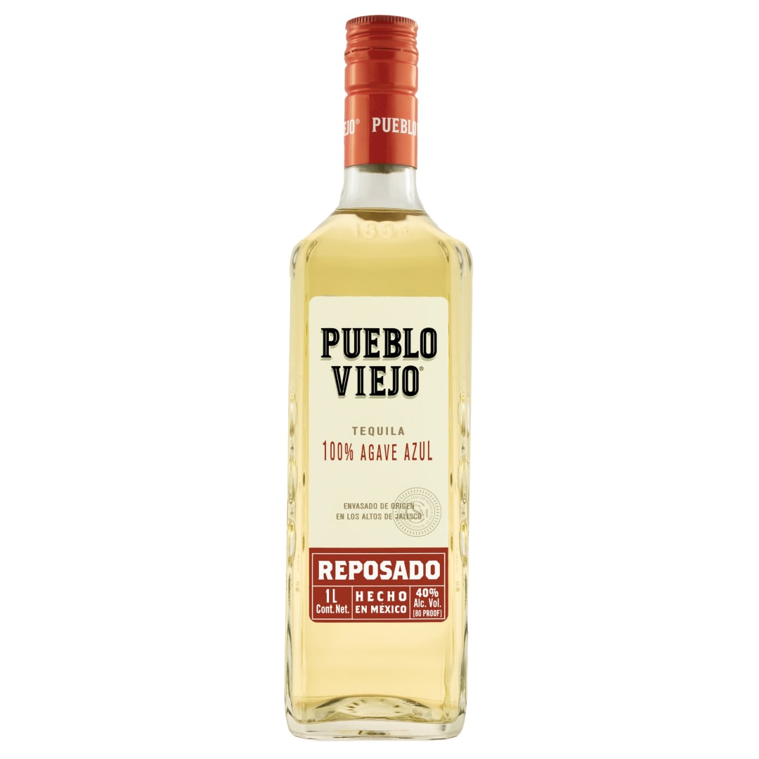 Pueblo Viejo Reposado Tequila 1l 80 Proof
