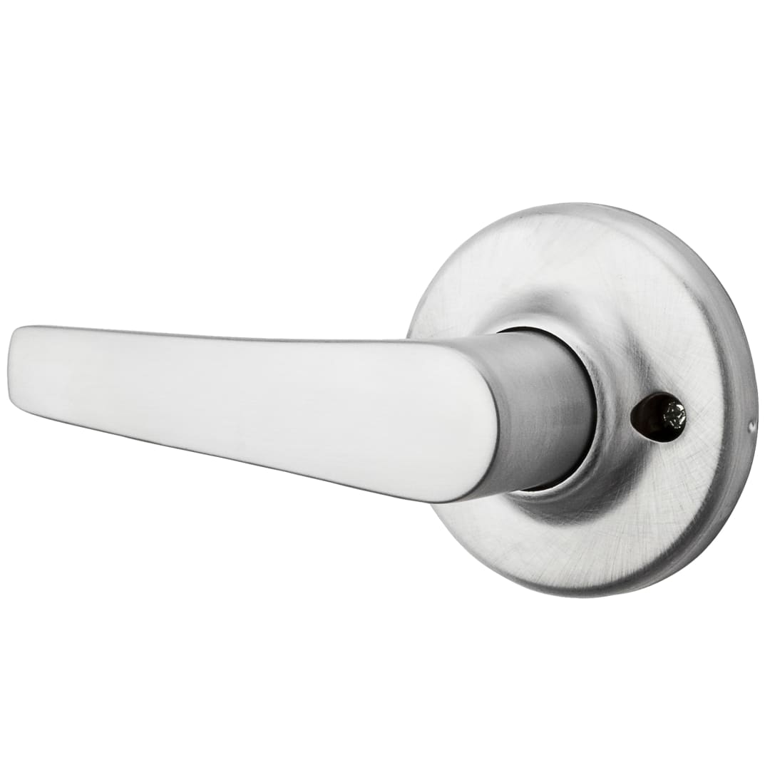 Delta Round Dummy Lever in Satin Chrome
