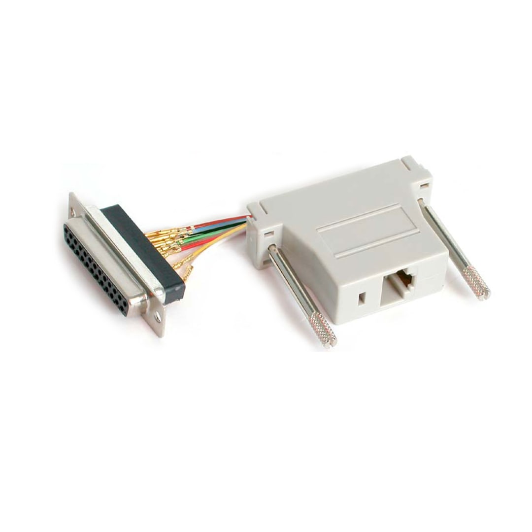Adapter DB25F to RJ45F