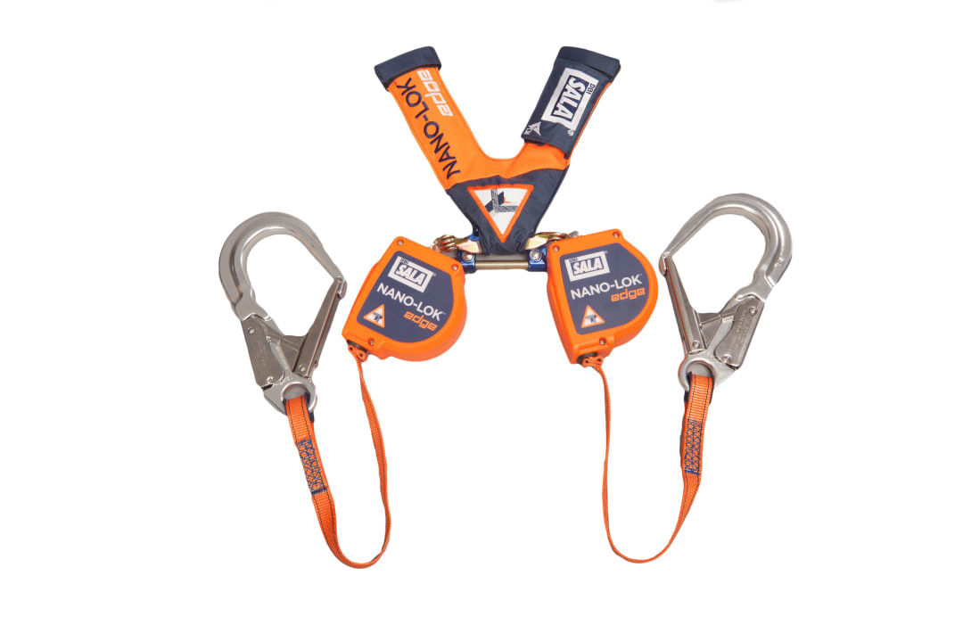 3M™ DBI-SALA® Nano-Lok™ Kenar Geri Sarımlı Yaşam Hattı, Çift Kol, Dokuma, 2,5 m, 3101443