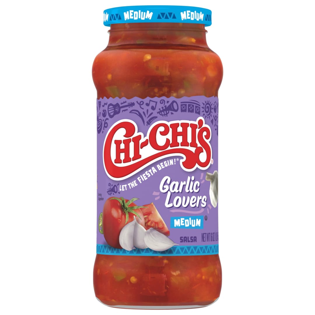 16OZ CHI CHIS GARLIC LOVERS SALSA