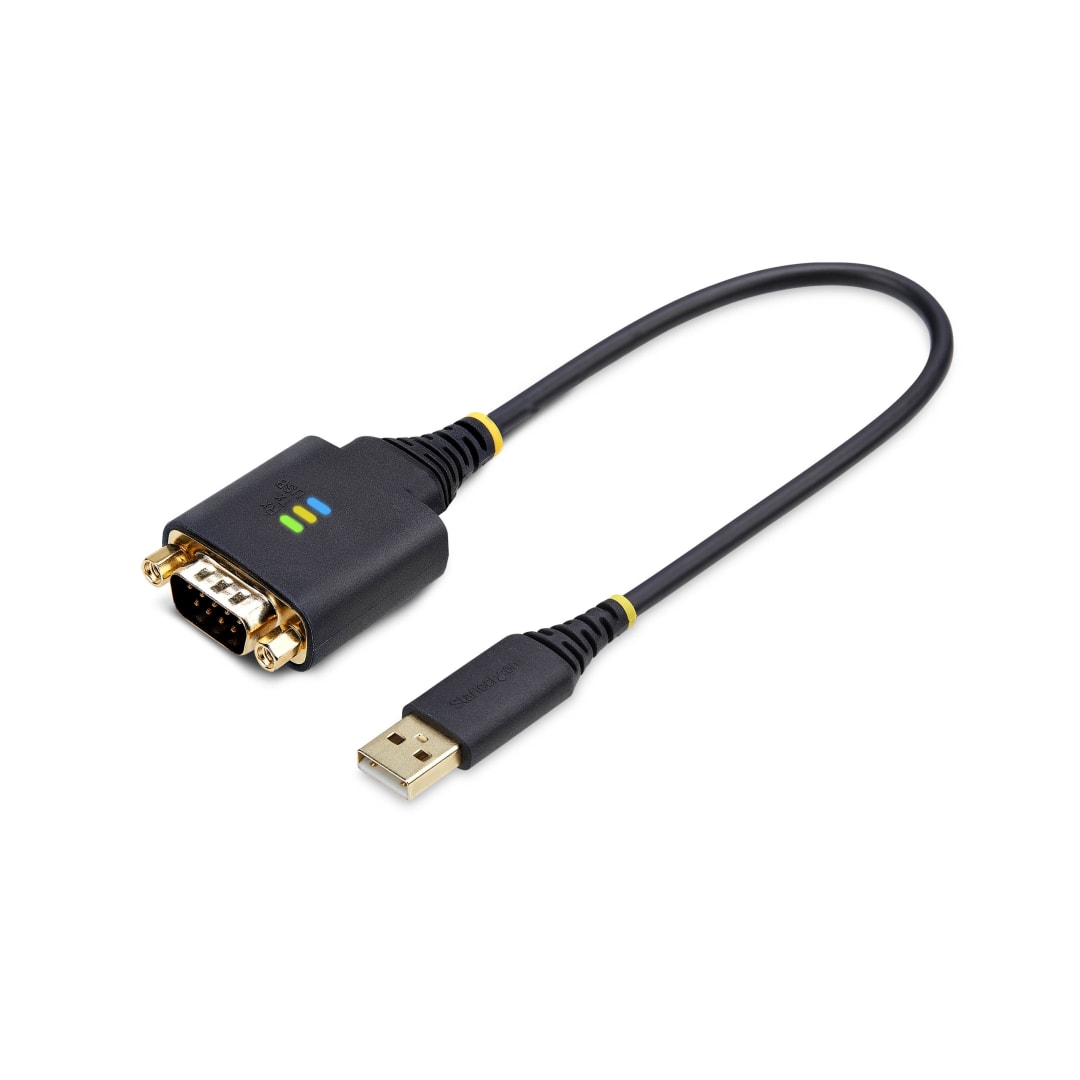 USB to RS232 FTDI cable adapter 1ft COM retention