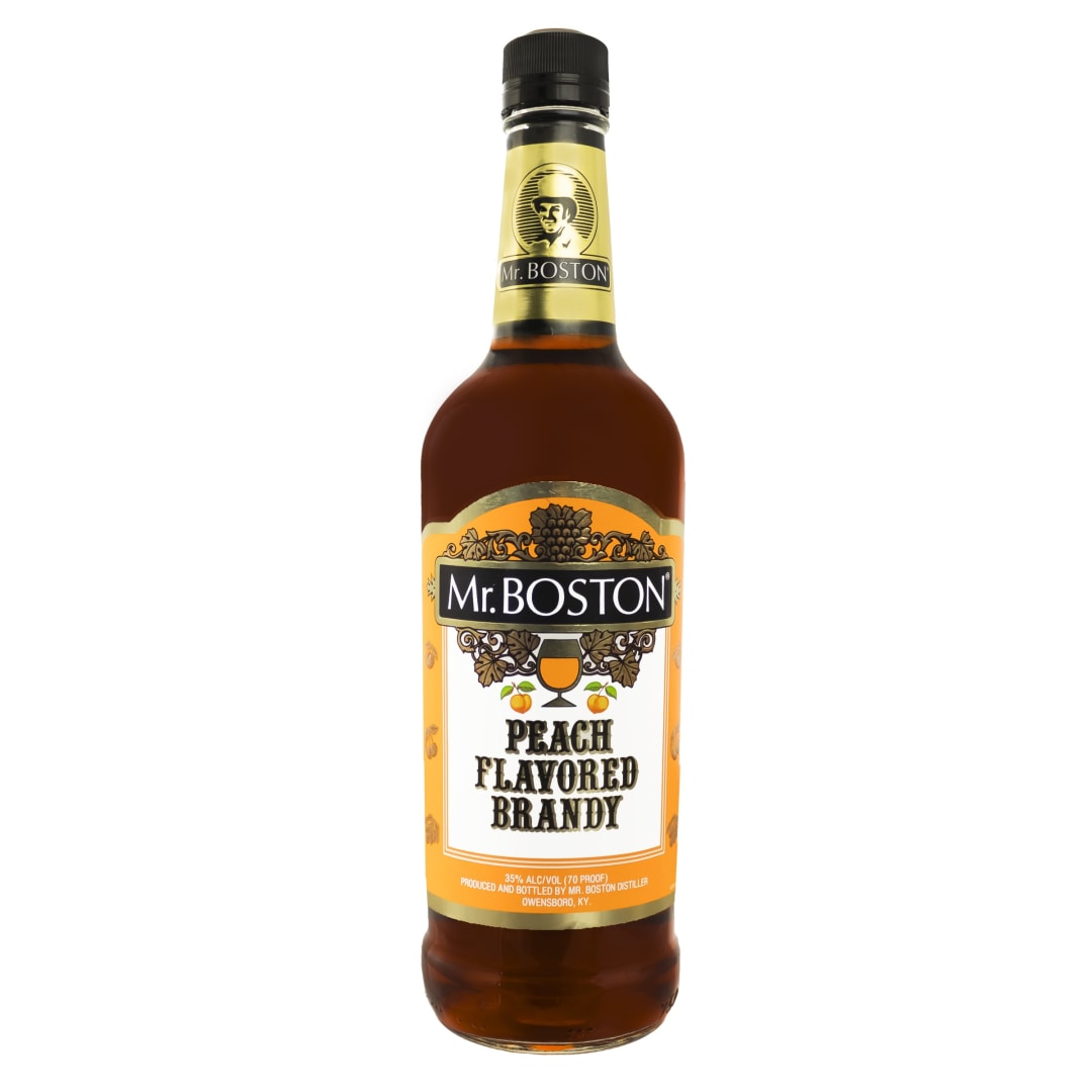 Mr. Boston Peach Brandy 750ml 70 Proof