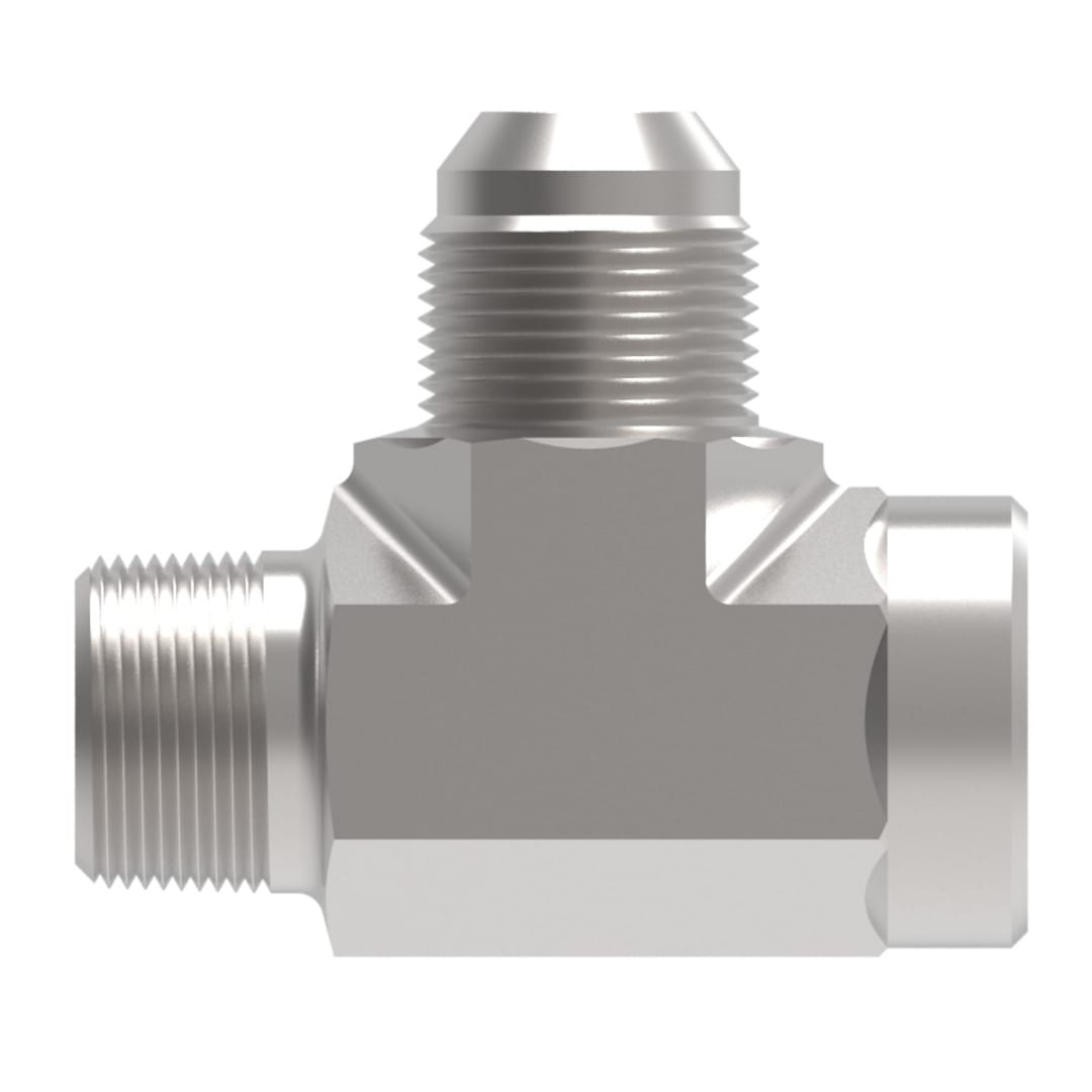 Aeroquip 1in NPT X 1in Fpt X 1in MJIC Branch Tee
