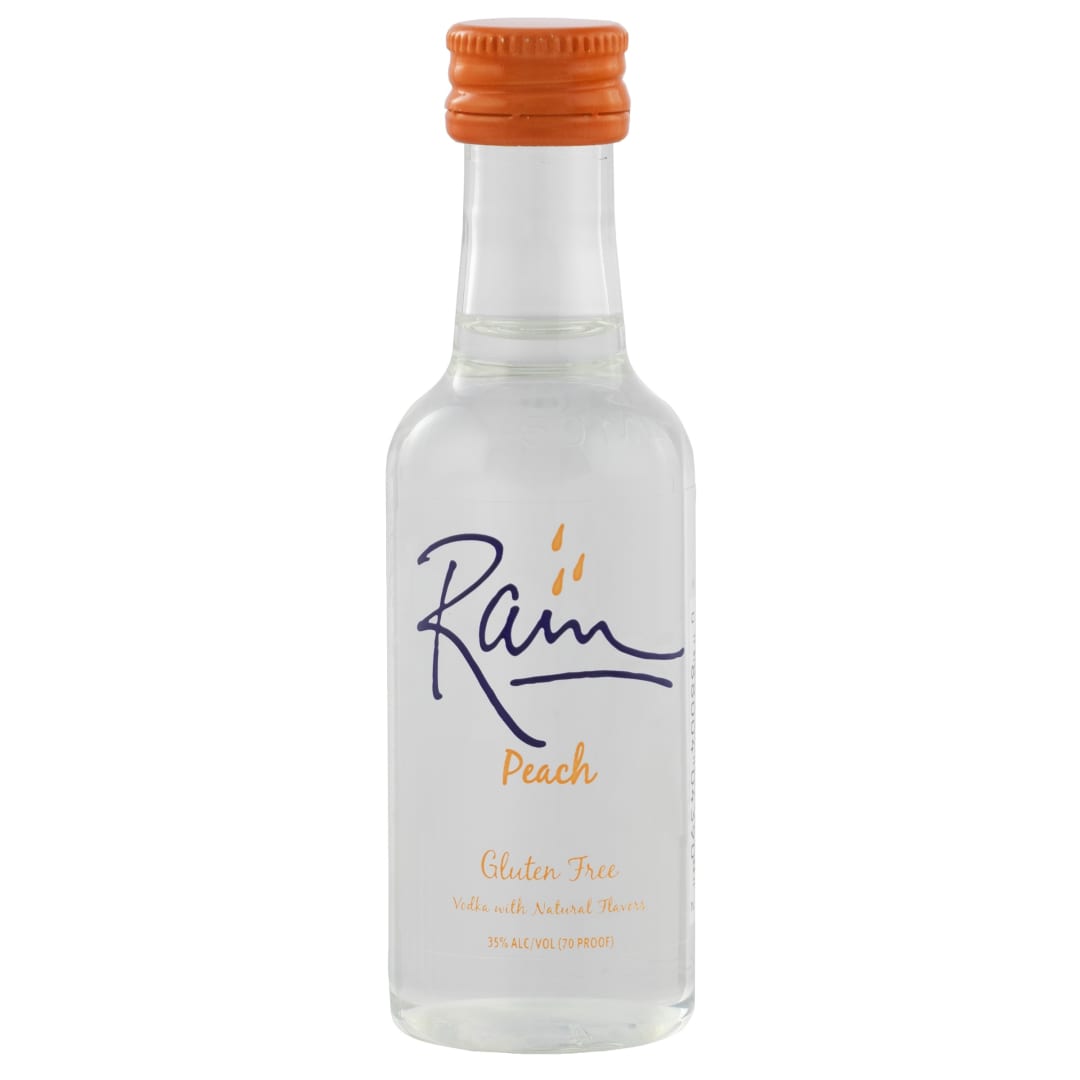 Rain Peach Vodka 50ml 70 Proof