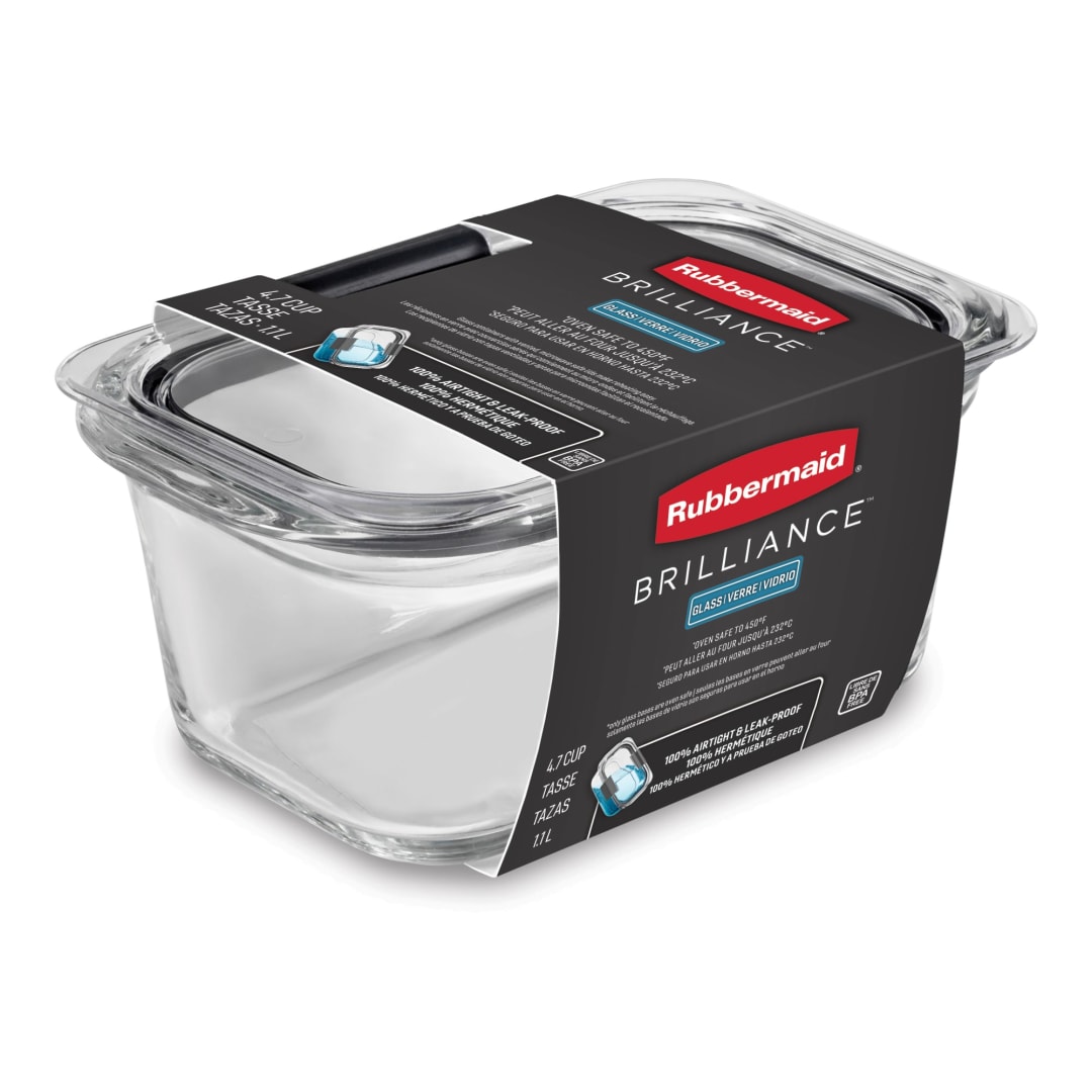 Rubbermaid® Brilliance® Food Storage Container, 4.7 Cup
