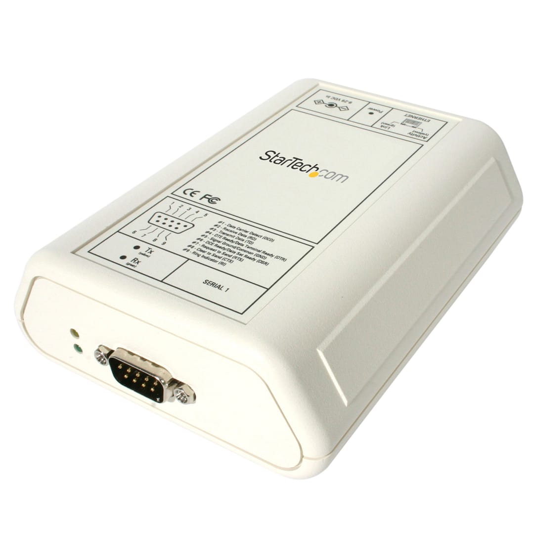 Sigle Port RS-232 to Ethernet Adapter