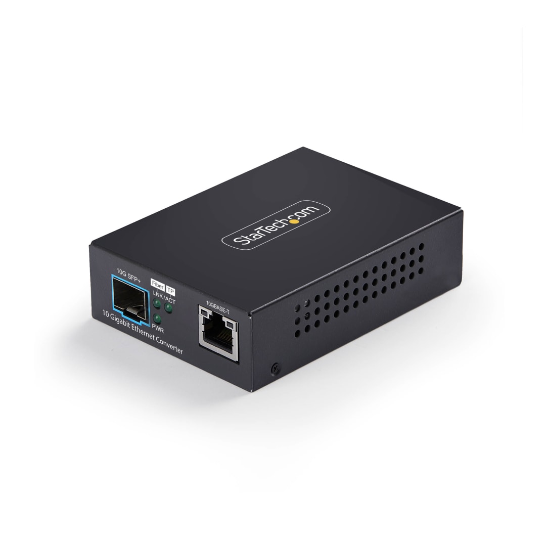 10GBase-T Ethernet to 10GBase-X Fiber Media Converter