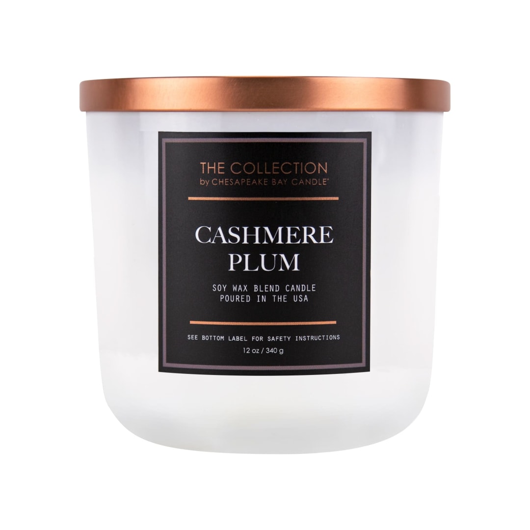 Chesapeake Bay Candle The Collection Two-Wick Scented Candle Cashmere Plum Medium Jar