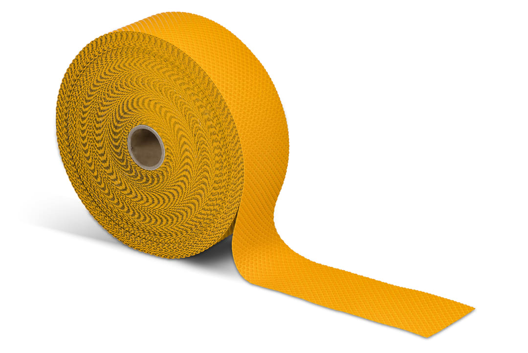 3M™ Stamark™ temporäre Fahrbahnmarkierungsfolie für Baustellen, Serie 721, A721VHD, gelb, 150 mm x 75 m
