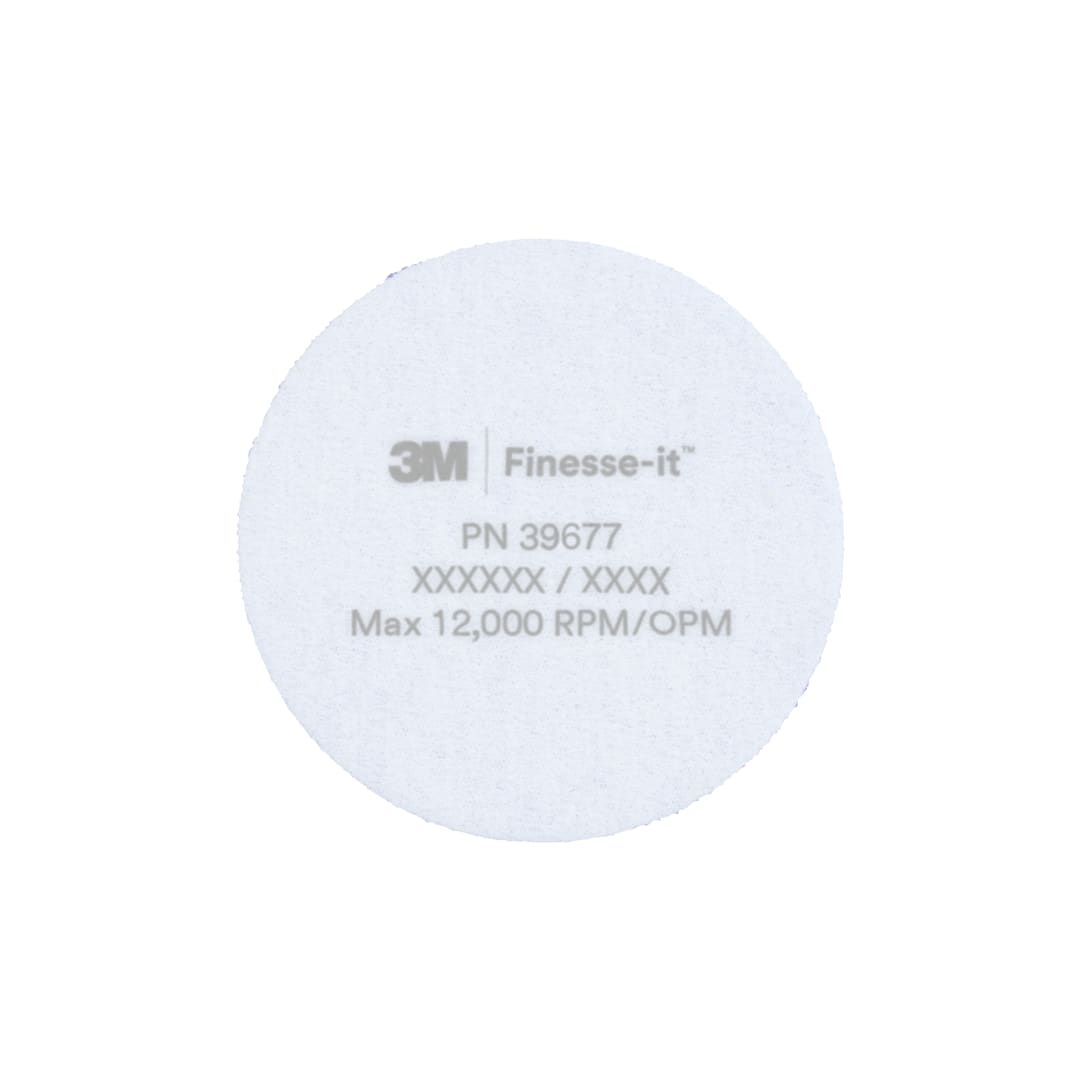 3M™ Finesse-it™ Premium Köpük Parlatma Pedi, 39677, Blue, 51 mm, Convolute