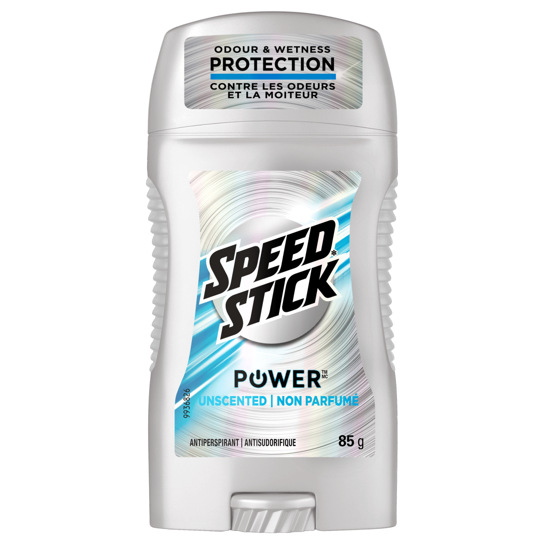 Speed Stick Men's Power Antiperspirant Deodorant, Unscented - 85g