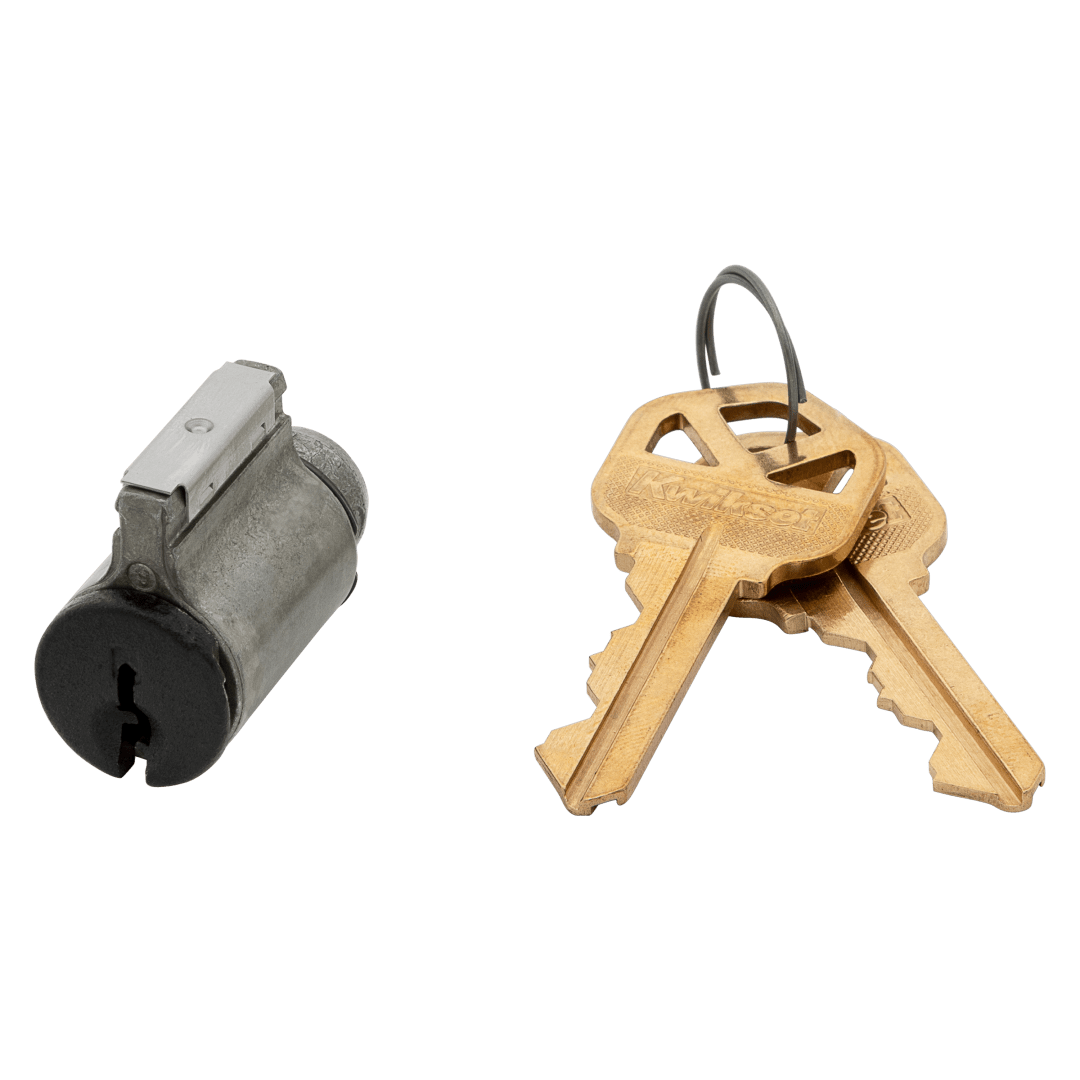 Pin &amp; Tumbler Cylinder for Levers in Matte Black or Venetian Bronze Finish
