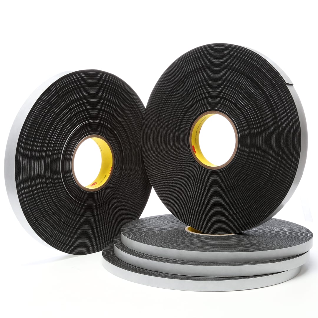 3M™ Vinil Köpük Bant 4516, Black, 610 mm x 33 m, 1.6 mm