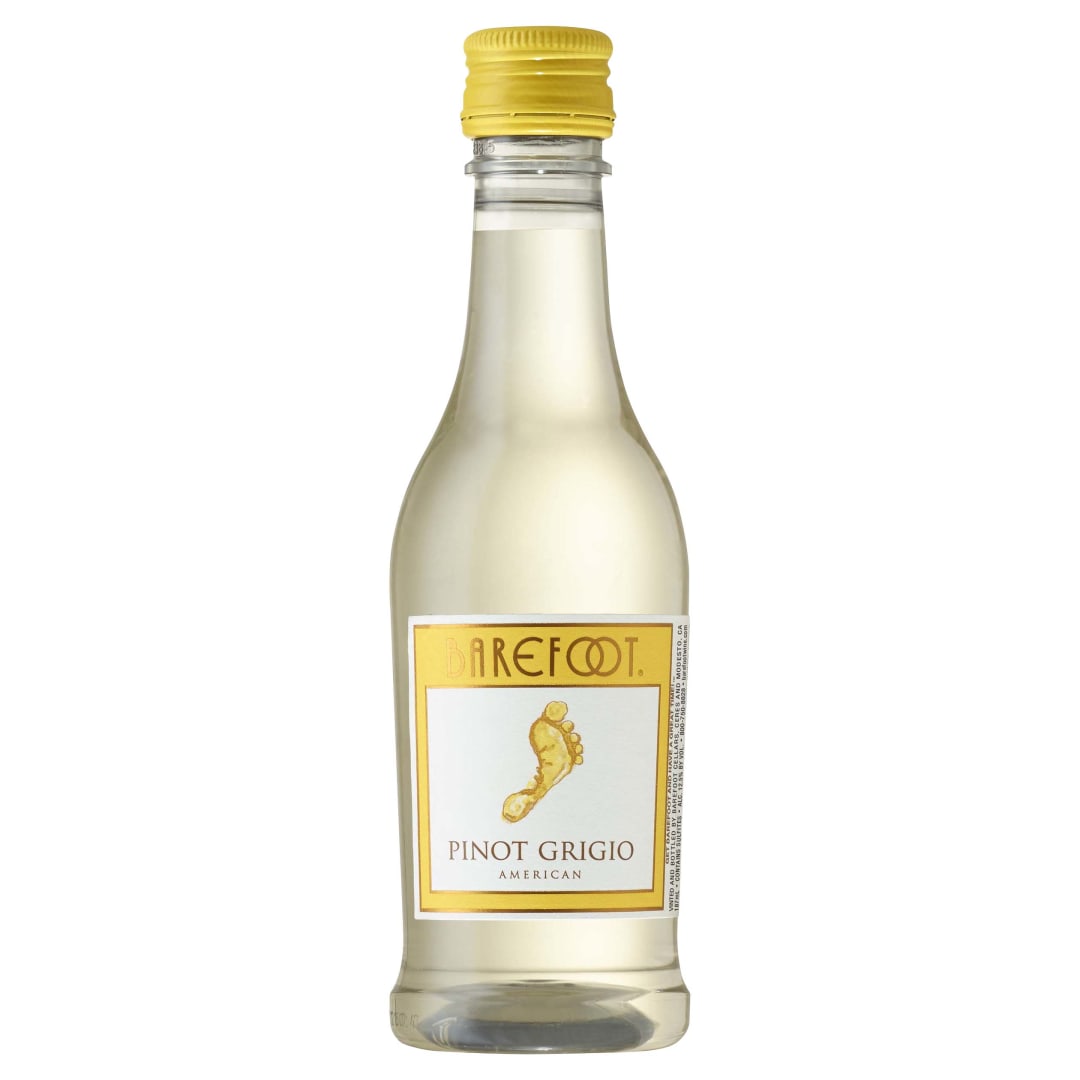 Barefoot Cellars Pinot Grigio White Wine Single Serve 187ml