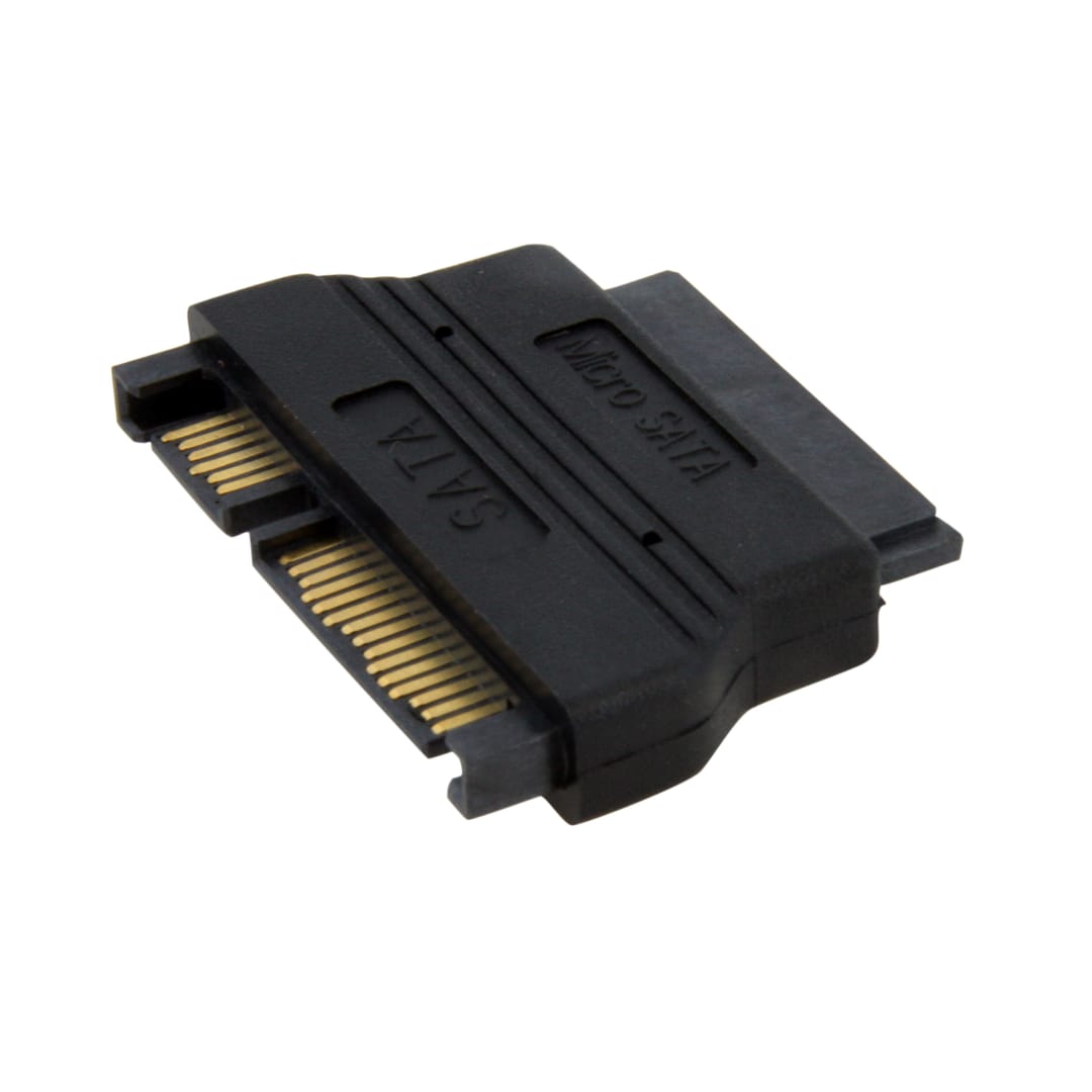 Micro SATA  to SATA and SATA Power Adapter