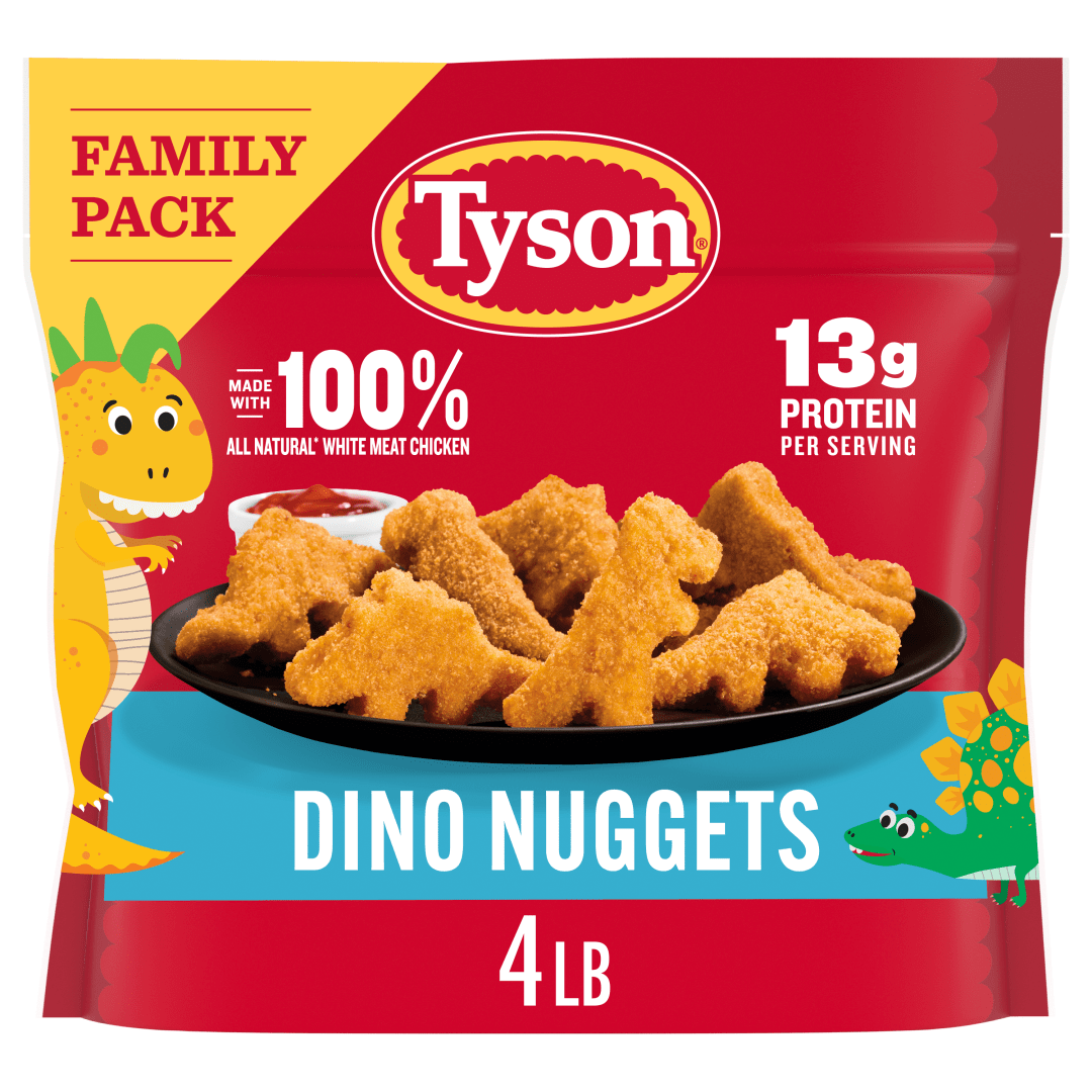 Tyson Frozen Dino Nuggets, 4 lb