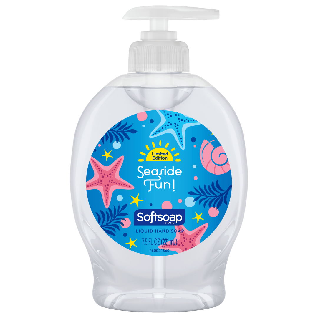 Softsoap Limited Edition Seaside Fun / Ship Ahoy Scent Liquid Hand Soap, 7.5 oz