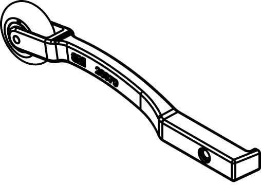 3M™ Kontaktarm für Feilenbandmaschine, 15 mm, 3 mm x 457 mm, 6 mm x 457 mm, für Eckprofile