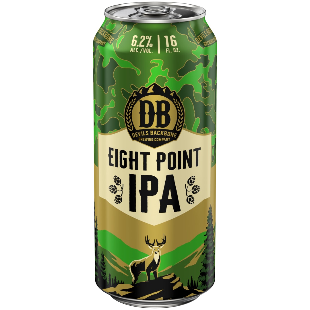Devils Backbone Brewing Company 8 Point IPA, 19.2oz Can