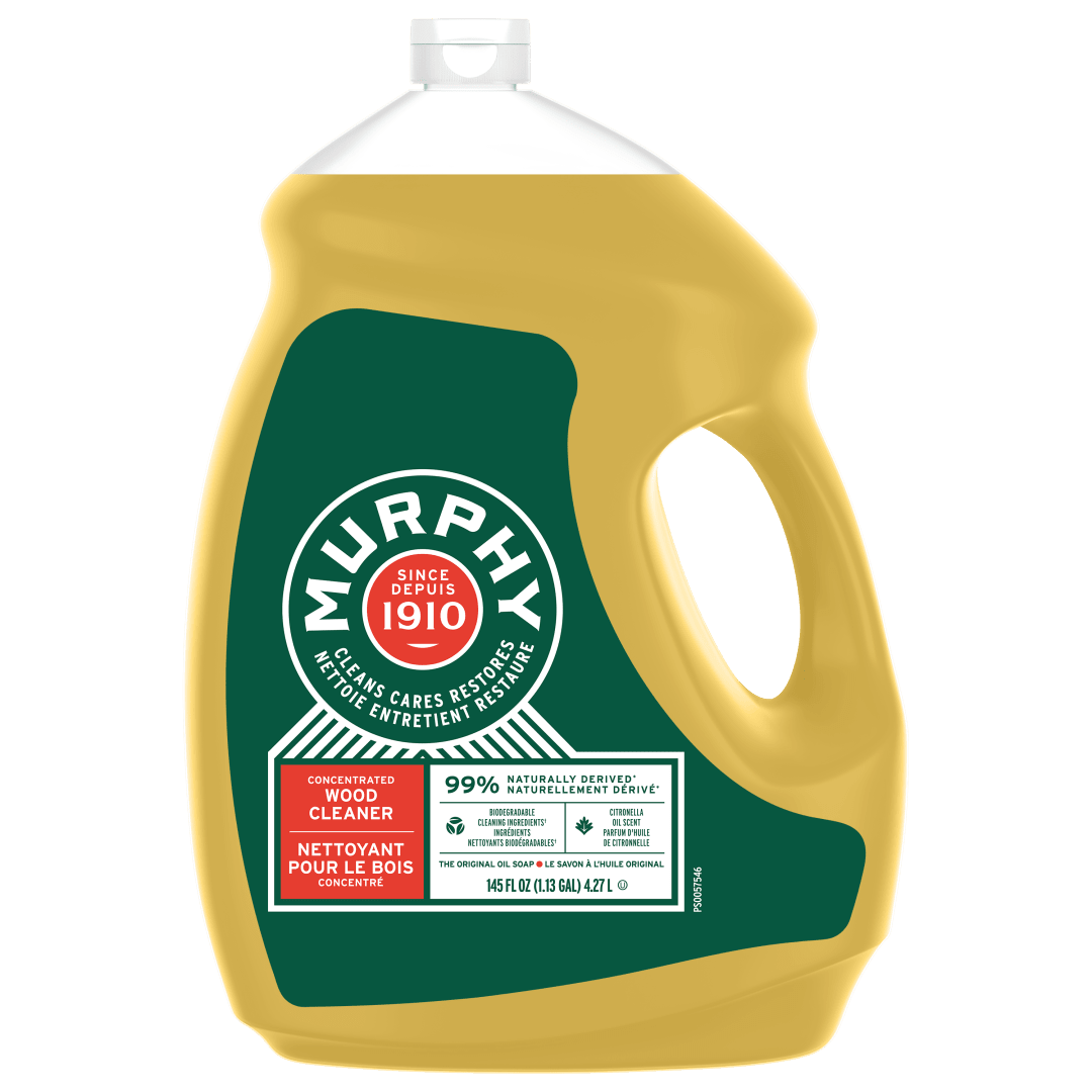Murphy Oil Soap Concentrated Formula, Wood Cleaner, No-Rinse Floor Cleaner, Citronella Oil Scent, 145 fl oz Bottle