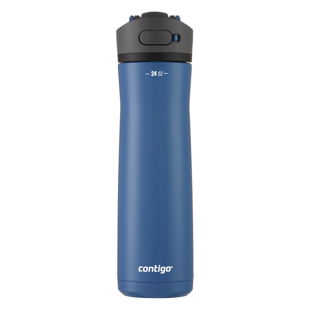 Contigo® Ashland Chill 2.0 Stainless Steel Water Bottle with AUTOSPOUT® Lid, 24oz., Blue Corn