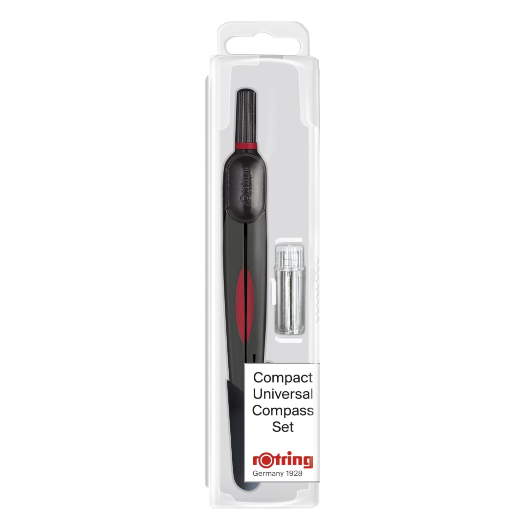 rOtring Compás universal compacto | Círculos de hasta 320 mm