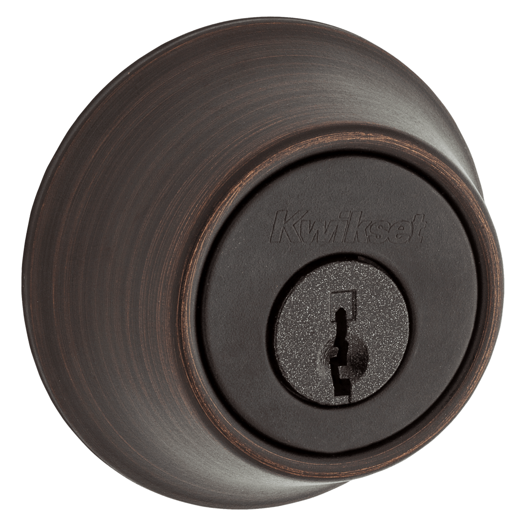 660 Deadbolt, Keyed One Side, in Venetian Bronze