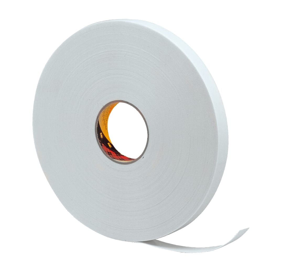 3M™ Double Coated Foam Tape 9528, White 1220 mm x 66 m, 0.8 mm