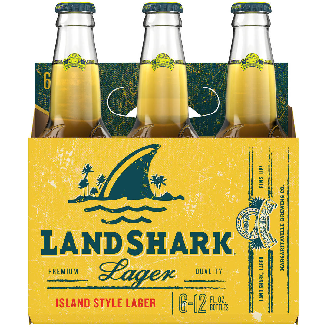 Landshark Island Style Lager, 6 Pack 12 fl. oz. Bottles, 4.7% ABV