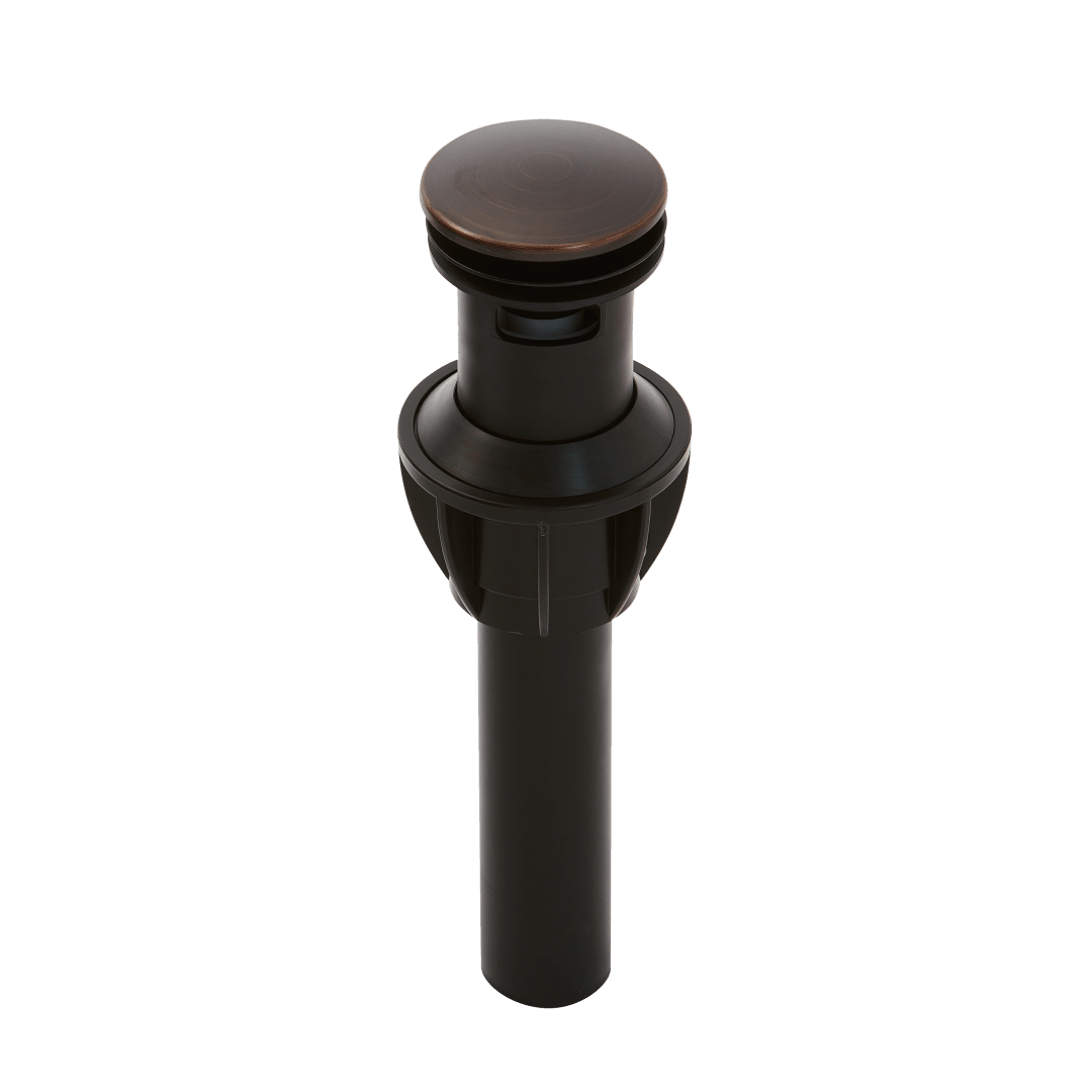 Push and Seal Drain Assembly in Tuscan Bronze
