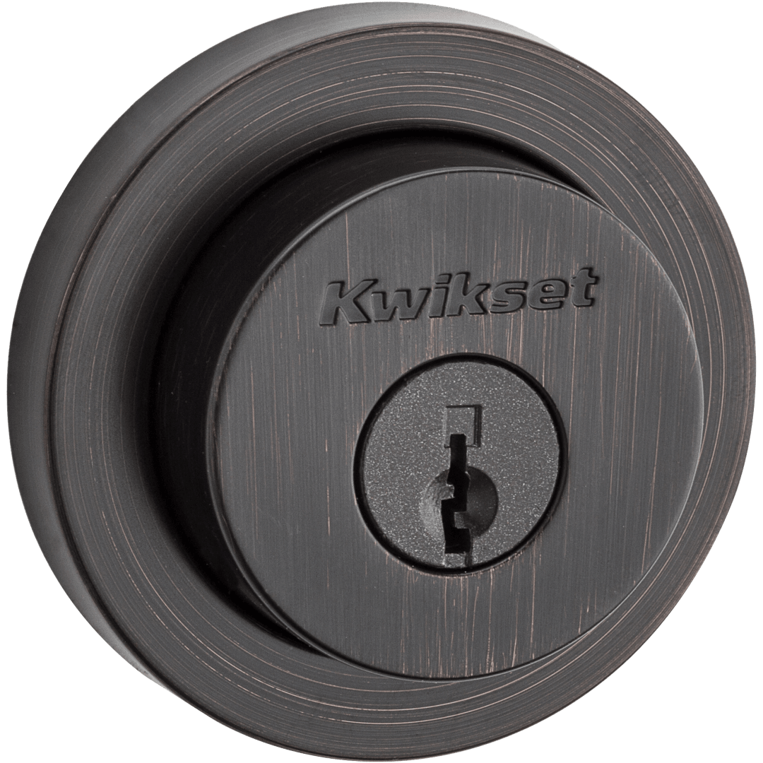 159 Round Deadbolt, Keyed Both Sides, in Venetian Bronze