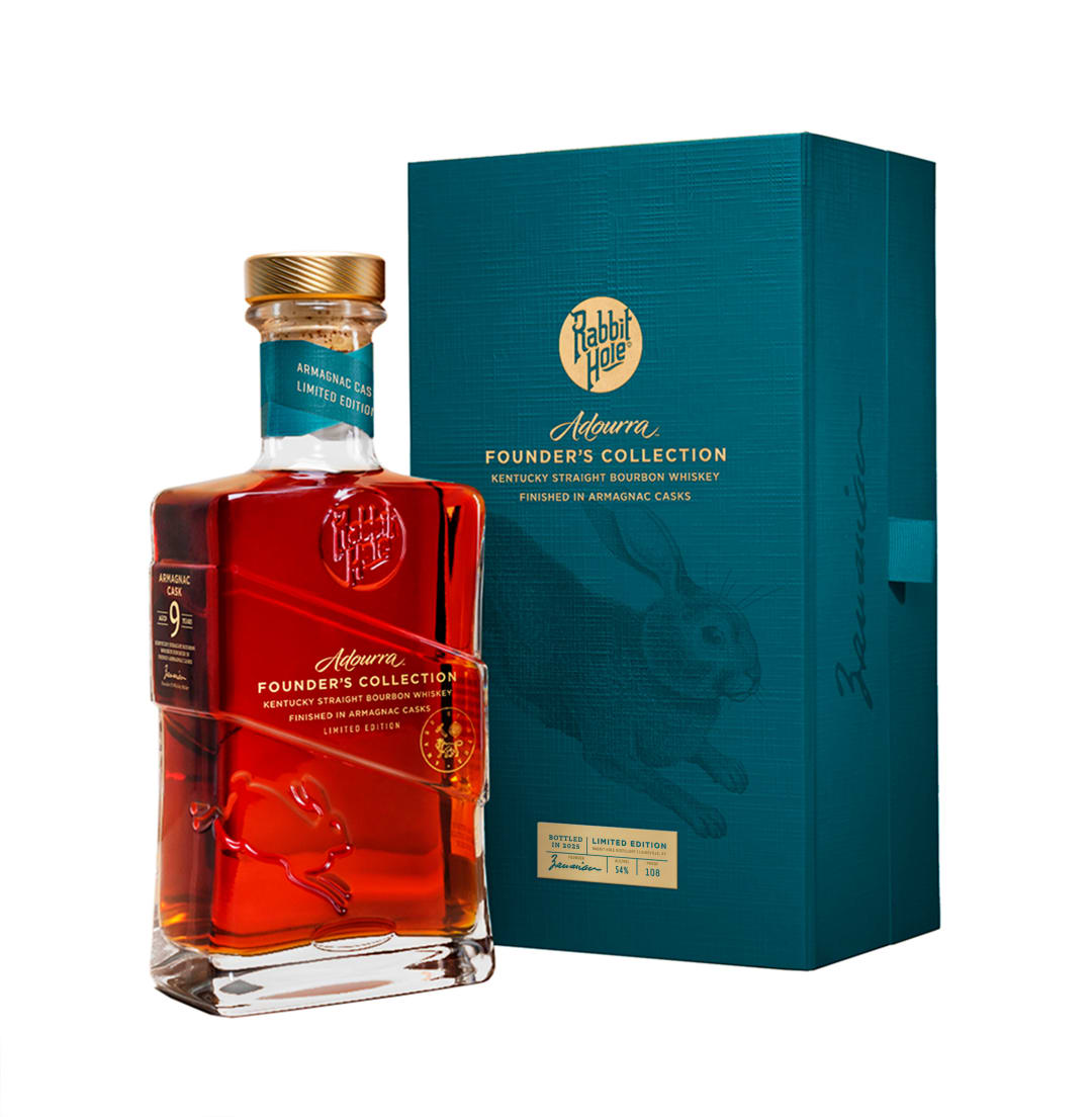 Rabbit Hole Founder’s Collection Adourra Kentucky Straight Bourbon Whiskey, 750 ml Bottle, 104 Proof