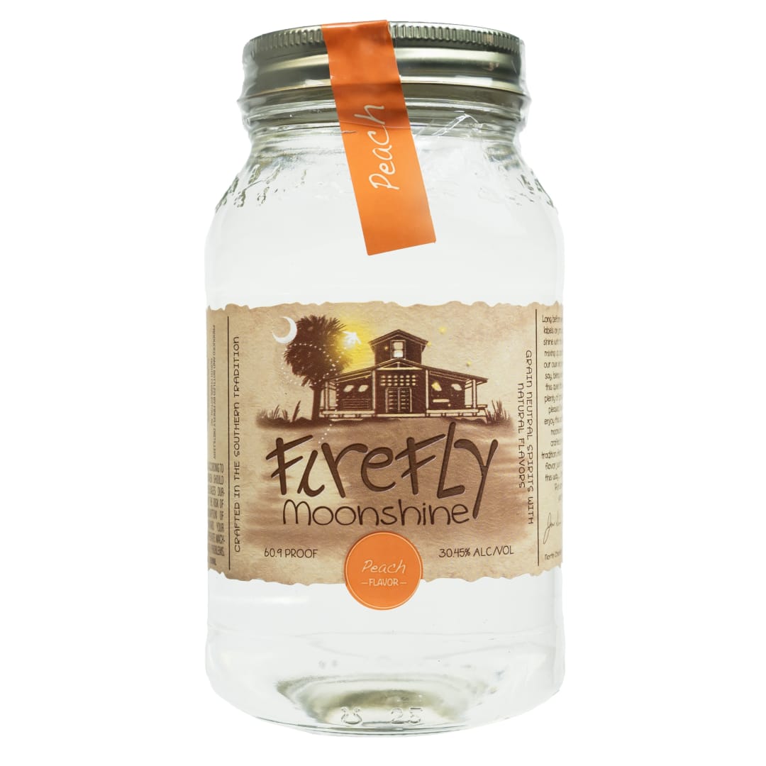 Firefly Peach Moonshine 750ml 60.9 Proof