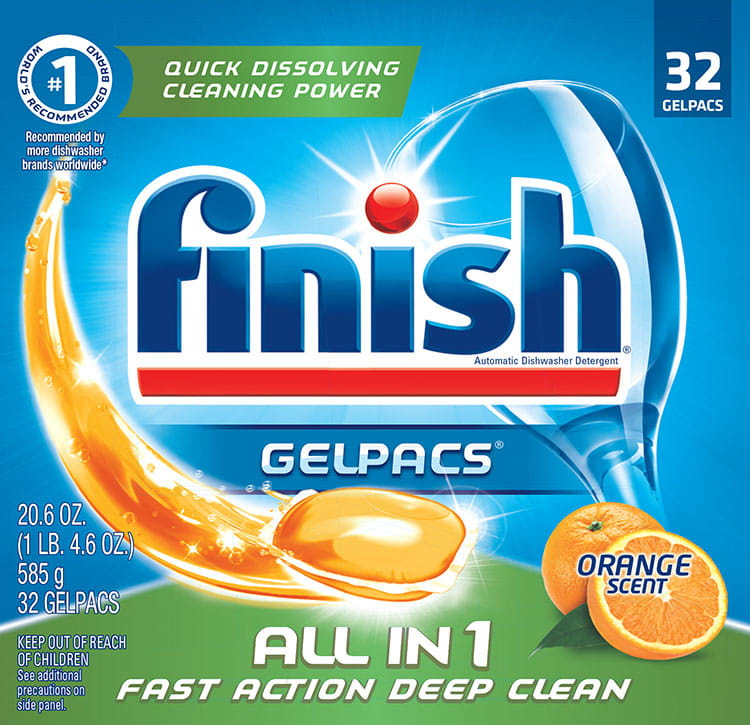 FINISH® GELPACS® - Orange 8/32 ct.